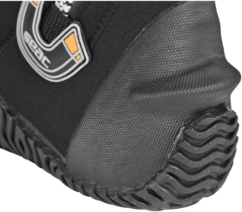 Seac Basic HD, 5 mm neoprene diving boots with side zip and semi-rigid sole - Image 4